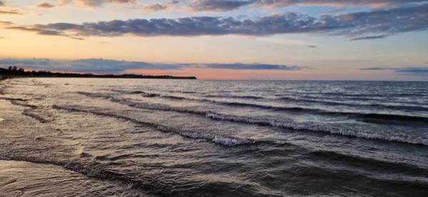 Abendstimmung am Ostseeufer